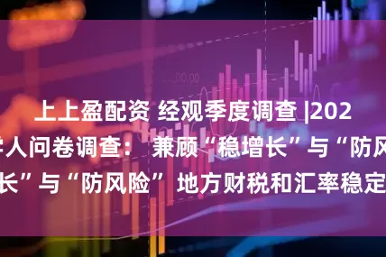 上上盈配资 经观季度调查 |2025年二季度经济学人问卷调查： 兼顾“稳增长”与“防风险” 地方财税和汇率稳定是关键
